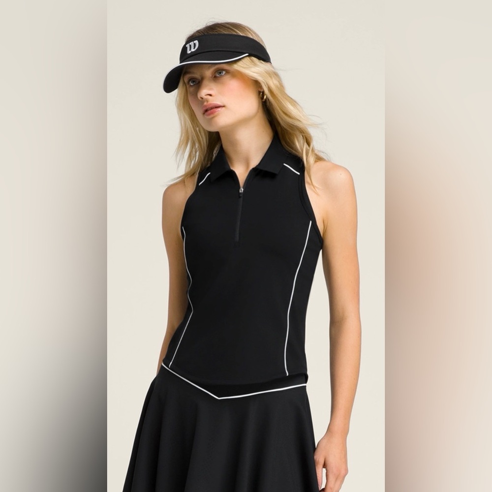Wilson Black Tour Polo Top